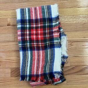 Plaid Blanket Scarf